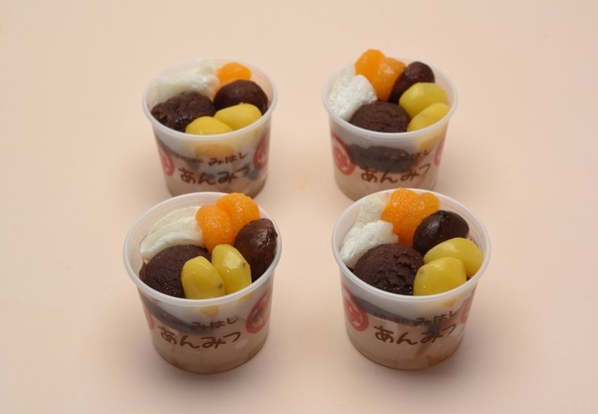 あんみつ 季節のあんみつ4個セット｜上野公園前 あんみつ みはし オンラインショップ